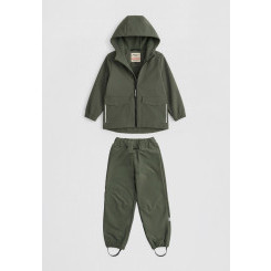 LFkids,  костюм софтшелл непромокаемый цвет оливковый