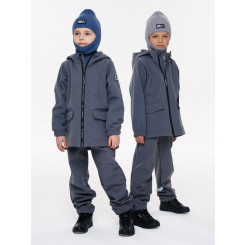 LFkids,  костюм софтшелл непромокаемый цвет серый