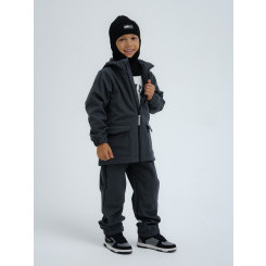 LFkids,  костюм софтшелл непромокаемый цвет графит