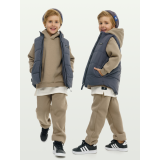 LF kids, жилет демисезонный, цвет графит (темно-серый)