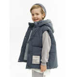 LF kids, жилет демисезонный с капюшоном, цвет графит